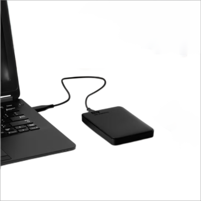 西部数据 WD 1t 移动硬盘 USB3.0 Elements 新元素系列2.5英寸 机械硬盘 轻薄便携 笔记本外接存储硬盘 计价单位:块