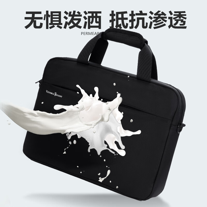 VICTORIATOURIST  V7009 手提电脑包 黑色 14英寸 计价单位:个