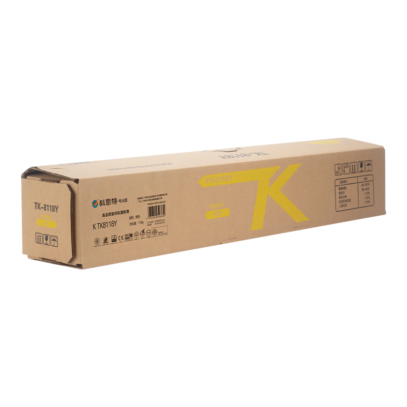 科思特 KST K TK-8118Y 粉盒 黄色(适用ECOSYS M8124cidn)打印页数:5500页 计价单位:支 科思特 KST K TK-8118Y 粉盒 黄色(适用ECOSYS M8124cidn)打印页数:5500页 计价单位:支