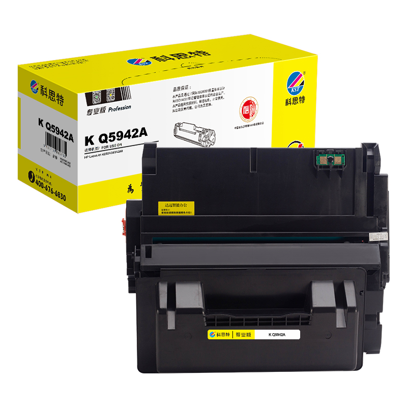 科思特 KST K Q5942A 硒鼓 黑色 适用HP LaserJet 4250  4350  4240  打印页数  10000页 计价单位:支