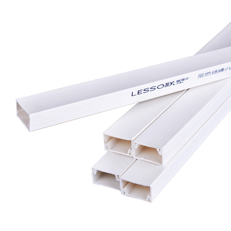 联塑 LESSO 80*40mm PVC线槽  白色 2m/根 计价单位:根