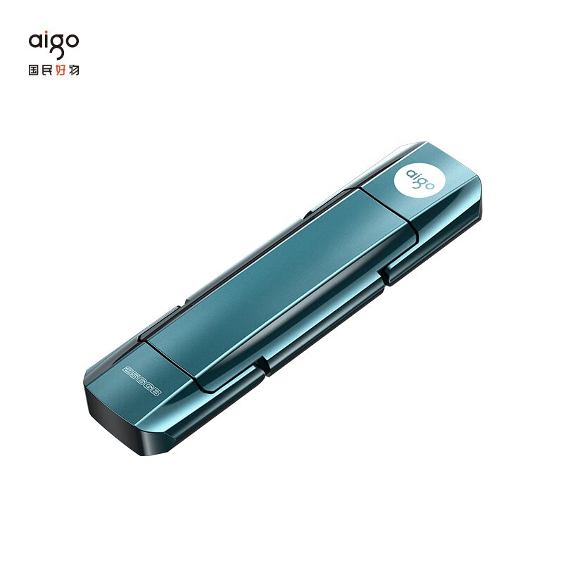 爱国者 aigo U397 超极速固态U盘 USB3.2 Type-C双接口 256GB 读1000MB/s写900MB/s 计价单位:个