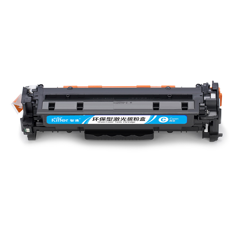 智通 KILTER KILTER CONSUMABLE CF411A 硒鼓 带芯片 青色 2300页 适用于惠普HP M377dw M452dn M452dw M452nw M477fdn M477fdw M477fnw 计价单位:支