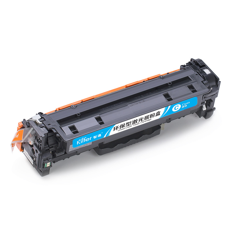 智通 KILTER KILTER CONSUMABLE CF411A 硒鼓 带芯片 青色 2300页 适用于惠普HP M377dw M452dn M452dw M452nw M477fdn M477fdw M477fnw 计价单位:支
