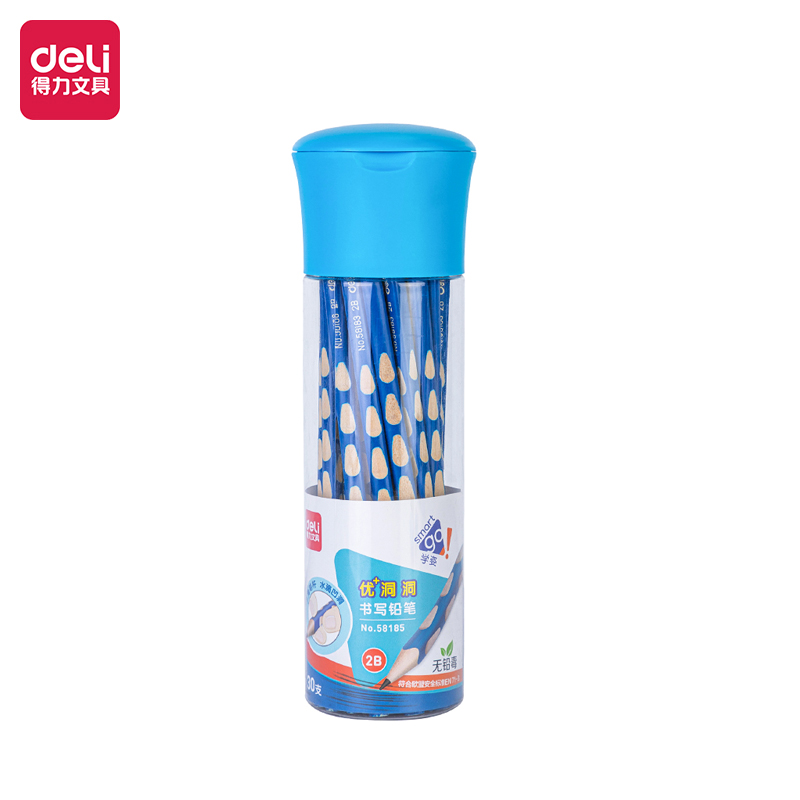 得力 deli 58185 洞洞笔  2B粗杆 30支/桶  计价单位:桶