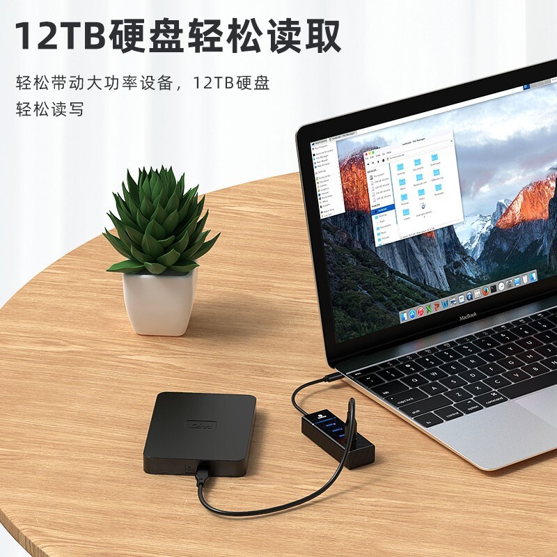 毕亚兹 BIAZE HUB10  Type-C扩展坞 网口分线器 计价单位:只
