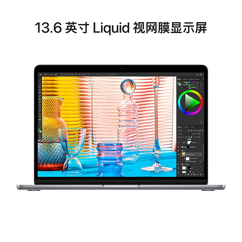 苹果 Apple MacBook Air13.6 笔记本电脑 2022新款M2芯片 8核+10核 24G+1TB 深空灰色 计价单位:台