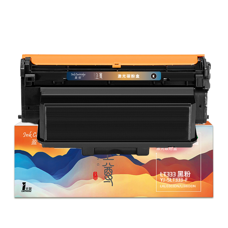 盈佳 INK CARTRIDGE YJ-SLT333-F 粉盒 上尊系列 带芯片 黑色 5000页 适用于联想Lenovo LJ3303DN LJ3803DN 计价单位:支