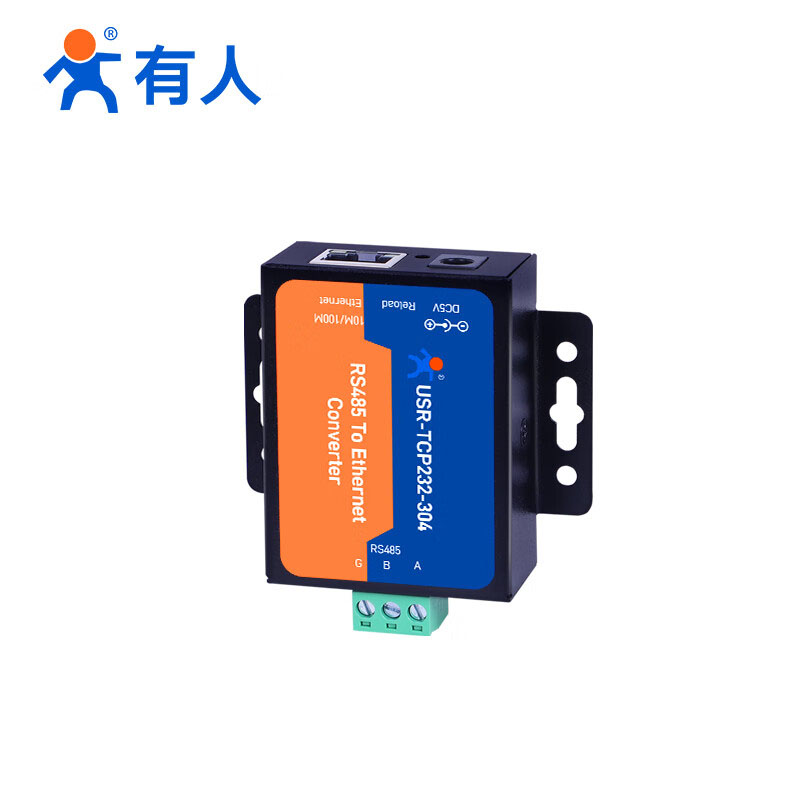 有人  USR-TCP232-304 物联网串口服务器 RS485转以太网 RJ45网口 计价单位:个