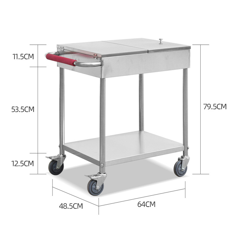 米奇特工 AGENTS MICKEY TR-001 不锈钢调料车 可移动手推 超厚款带12缸 计价单位:台