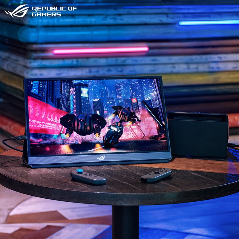 华硕 ASUS XG16AHP 15.6英寸移动便携电竞/办公显示器 IPS屏 144Hz Type-C 黑色 计价单位:台