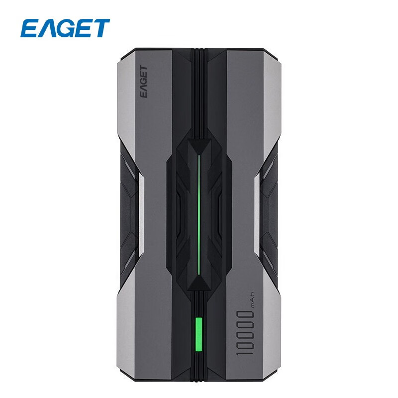 忆捷 EAGET X6 移动电源 10000毫安 双向快充 锂电池 18W 黑灰色 计价单位:个