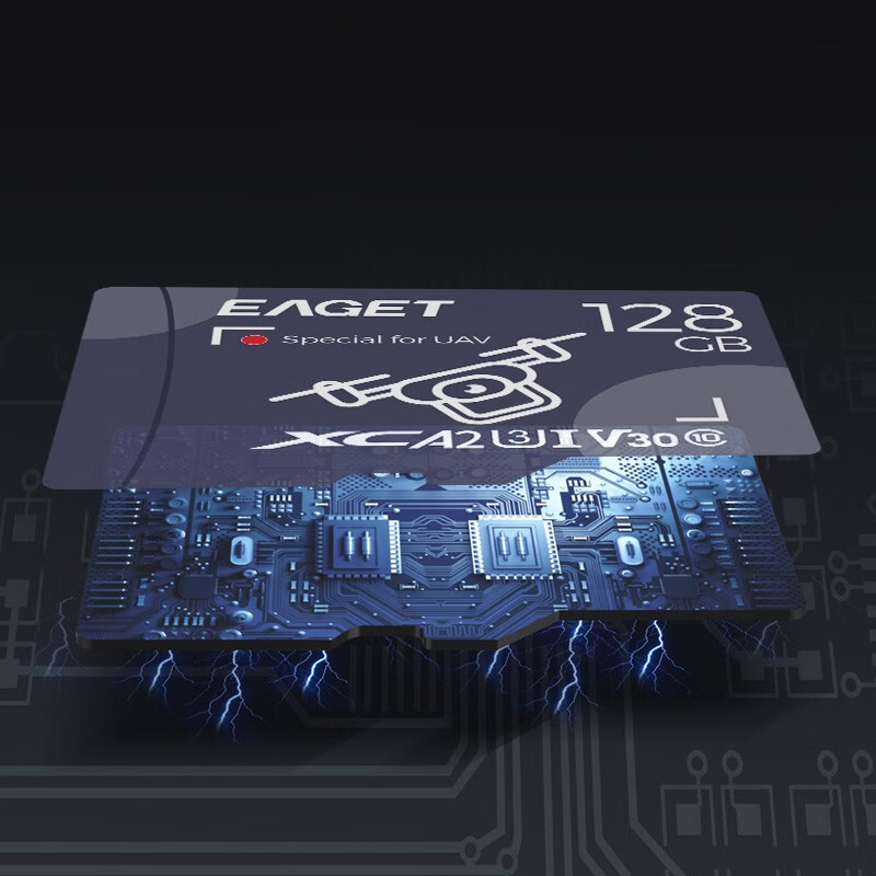 忆捷 EAGET T5 TF存储卡 128GB U3 V30 A2 高速 计价单位:个