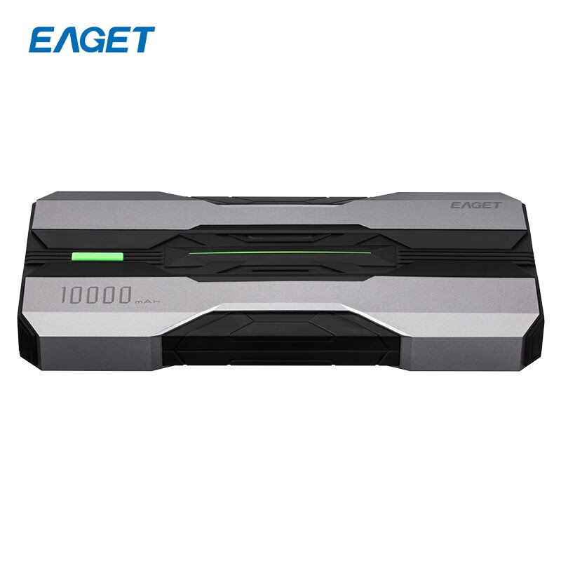 忆捷 EAGET X6 移动电源 10000毫安 双向快充 锂电池 18W 黑灰色 计价单位:个