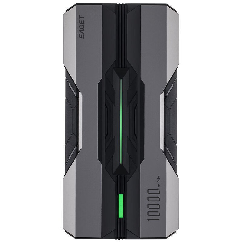 忆捷 EAGET X6 移动电源 10000毫安 双向快充 锂电池 18W 黑灰色 计价单位:个