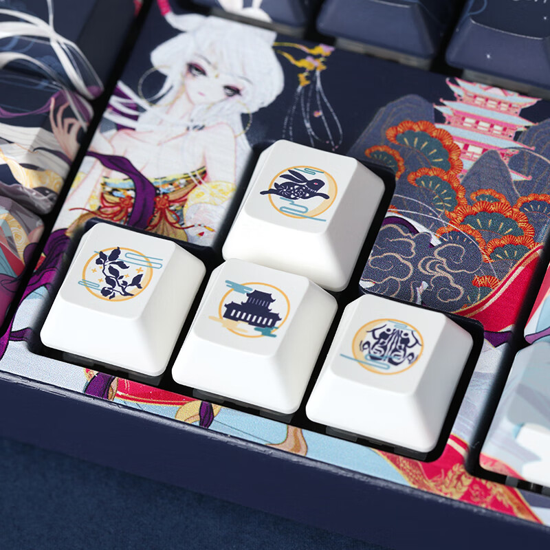 阿米洛 VARMILO 嫦娥108键 机械键盘 三模臻轻轴 有线+蓝牙+2.4G 热插拔 计价单位:个 阿米洛 VARMILO 嫦娥108键 机械键盘 三模臻轻轴 有线+蓝牙+2.4G 热插拔 计价单位:个