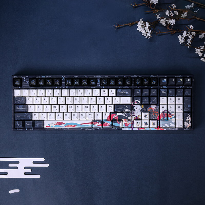 阿米洛 VARMILO 嫦娥108键 机械键盘 三模臻轻轴 有线+蓝牙+2.4G 热插拔 计价单位:个 阿米洛 VARMILO 嫦娥108键 机械键盘 三模臻轻轴 有线+蓝牙+2.4G 热插拔 计价单位:个