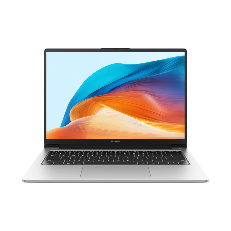 华为 HUAWEI MDF-16 笔记本电脑 MateBook D 14 2023 12代酷睿i5 16G 512G 锐炬显卡 14英寸护眼全面屏 手机互联 银 计价单位:台
