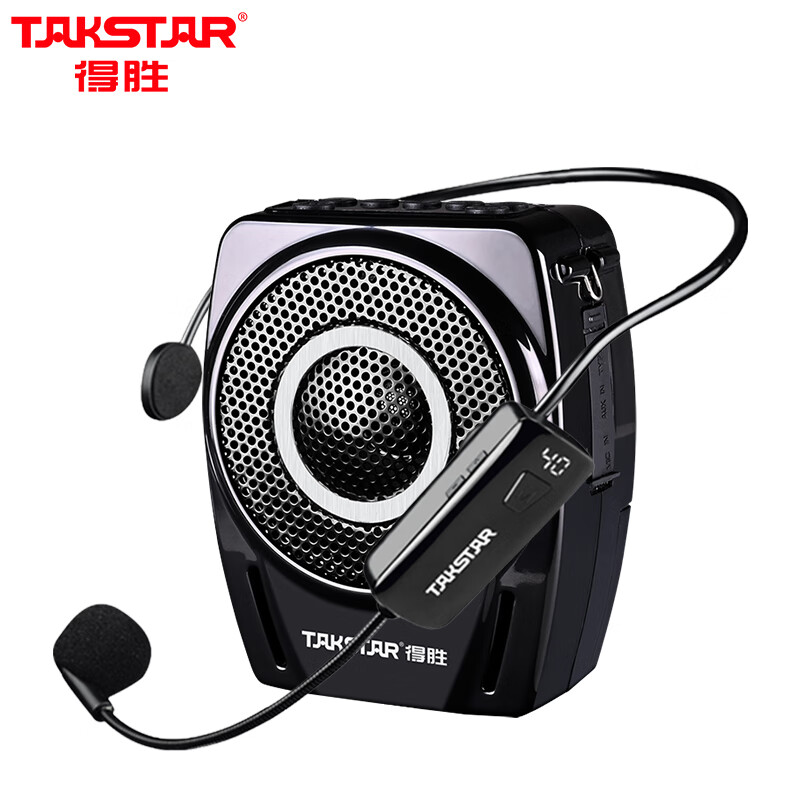 得胜 TAKSTAR E8W 大功率小蜜蜂扩音器 腰挂耳麦喇叭音箱 头戴版 计价单位:个