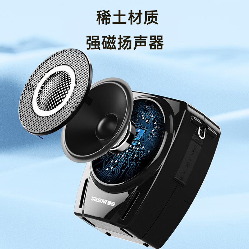 得胜 TAKSTAR E8W 大功率小蜜蜂扩音器 腰挂耳麦喇叭音箱 手持版 标配 18W大音量 计价单位:个