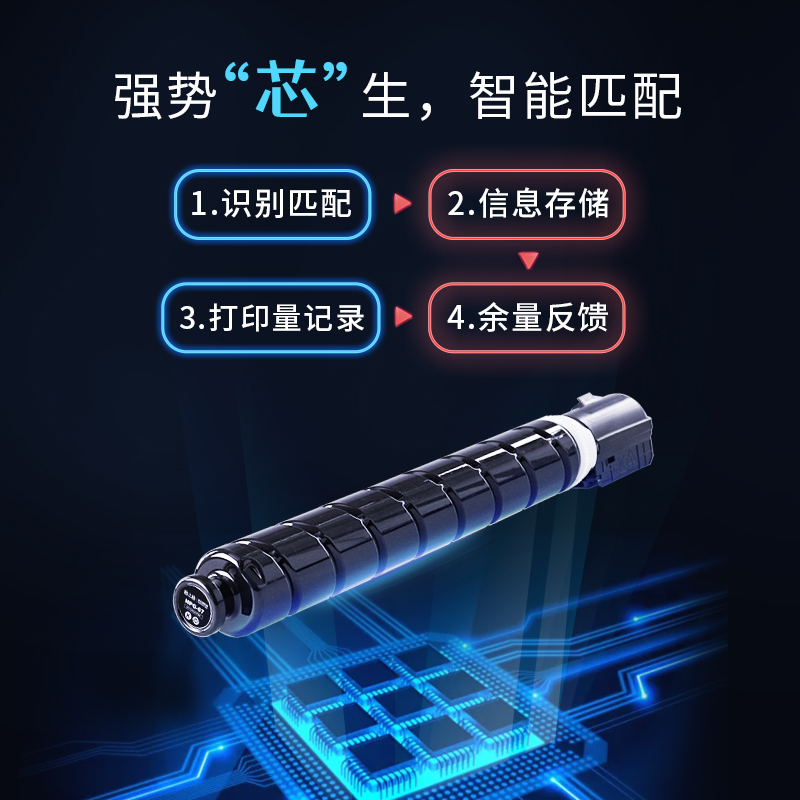 格之格  NT-CC67FC 粉筒  适用佳能复印机NPG-67粉盒佳能C3020I墨盒c3120l粉盒c3226粉盒c3222l 3320 3520 青色  含载体 计价单位:支