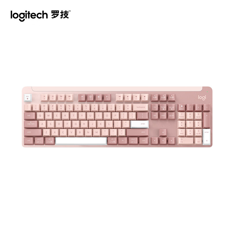 罗技 LOGITECH K865 无线机械键盘  TTC红轴 茱萸粉 计价单位:个