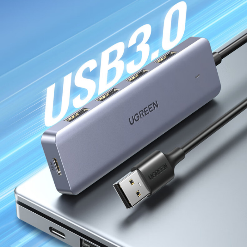绿联 UGREEN 15917 USB分线器 4口集线器 0.5米 计价单位:个