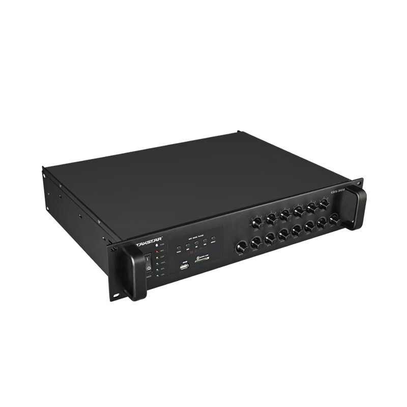得胜 TAKSTAR EBS-36M 广播合并功放 内置蓝牙MP3 360W 黑色 计价单位:台