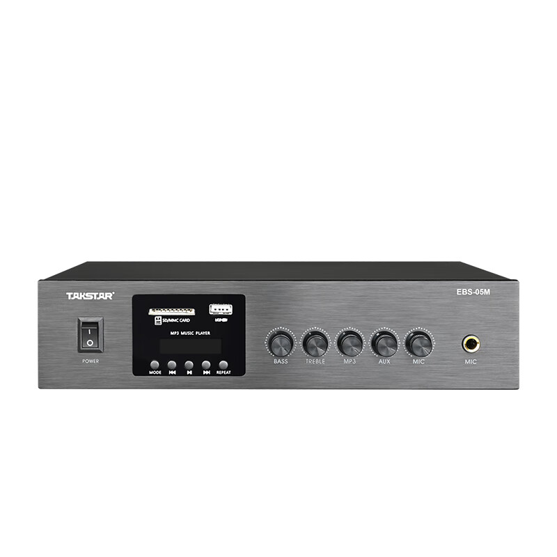 得胜 TAKSTAR EBS-05M 广播合并功放 50W 黑色 计价单位:台
