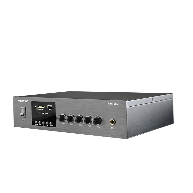 得胜 TAKSTAR EBS-05M 广播合并功放 50W 黑色 计价单位:台