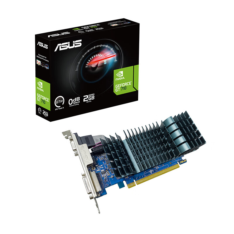 华硕 ASUS GT710-SL-2GD3-BRK-EVO 显卡 计价单位:个