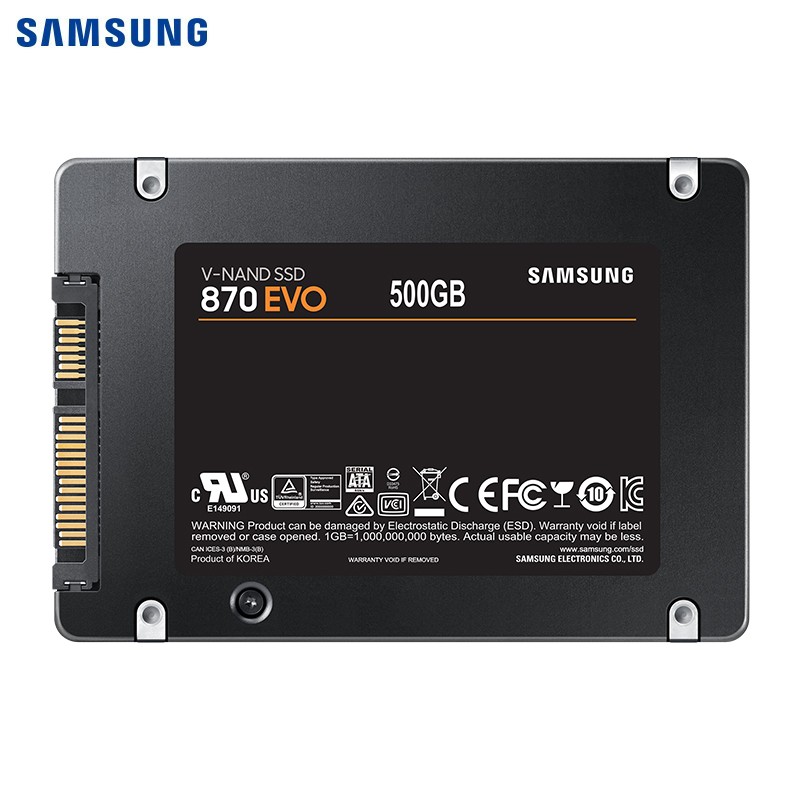 三星 SAMSUNG MZ-77E500B SSD固态硬盘 SATA3.0接口 870 EVO 500GB 计价单位:块