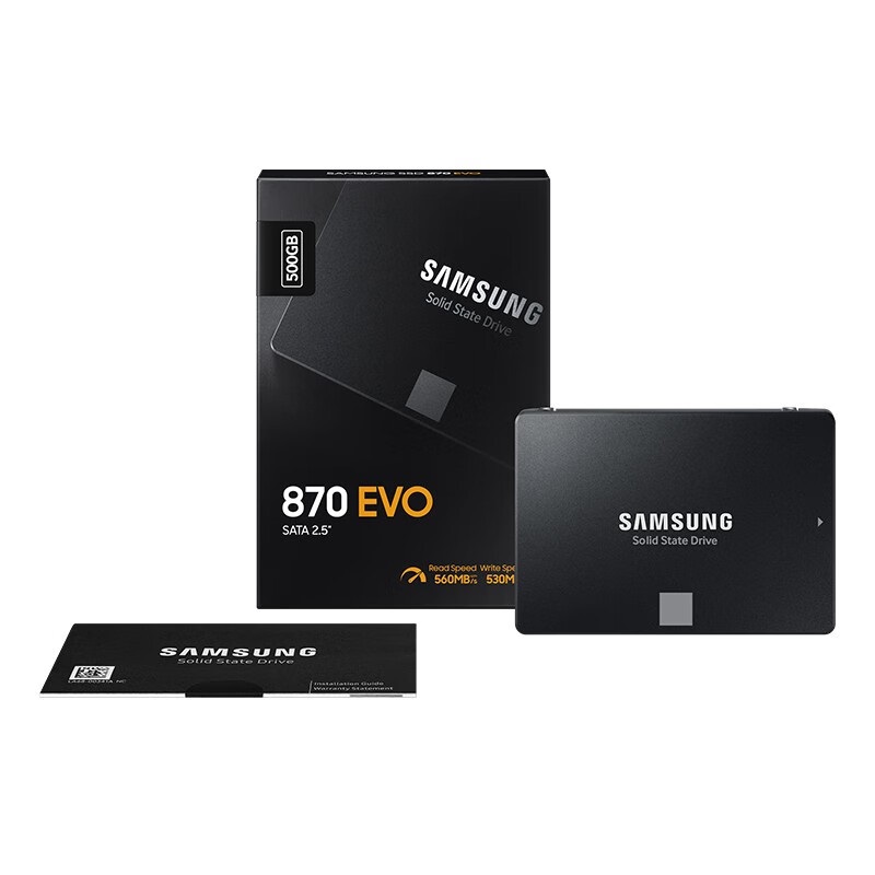 三星 SAMSUNG MZ-77E500B SSD固态硬盘 SATA3.0接口 870 EVO 500GB 计价单位:块