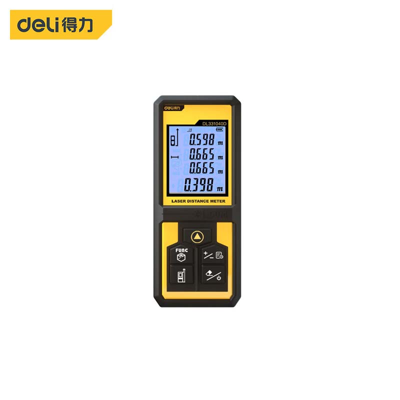 得力 deli DL331040D 手持式激光测距仪 高精度 50米 红外 计价单位:台