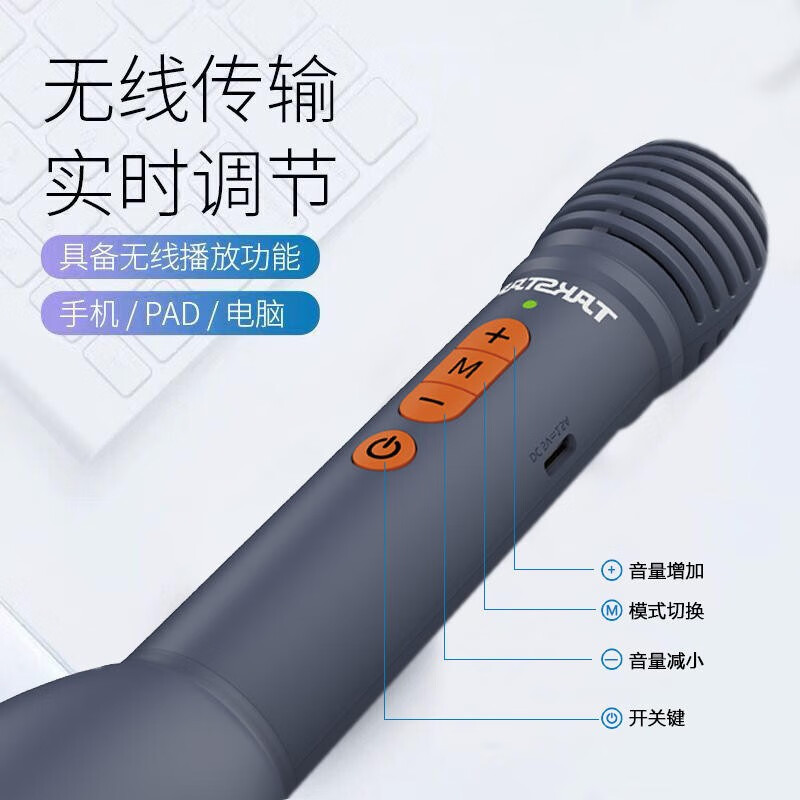 得胜 TAKSTAR DA10S 话筒音响一体麦克风 无线蓝牙 计价单位:个