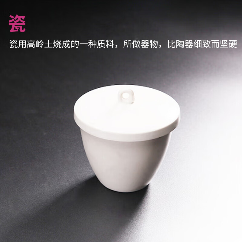 垒固  100ml 化学实验带盖坩埚 计价单位:个