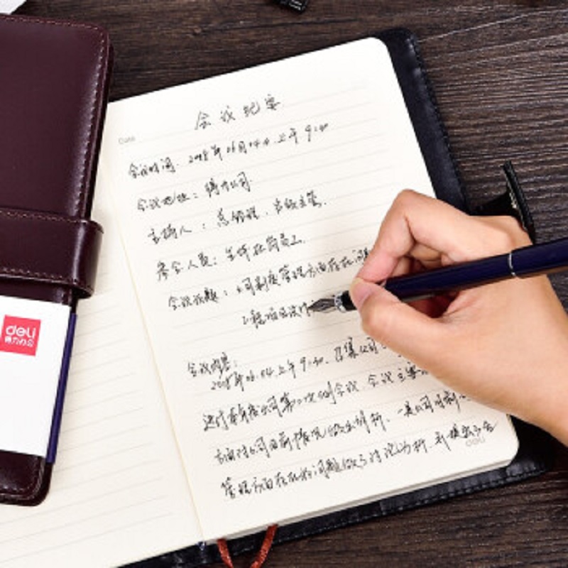 得力 deli 7942 皮面笔记本 25K 黑色 计价单位:本 得力 deli 7942 皮面笔记本 25K 黑色 计价单位:本