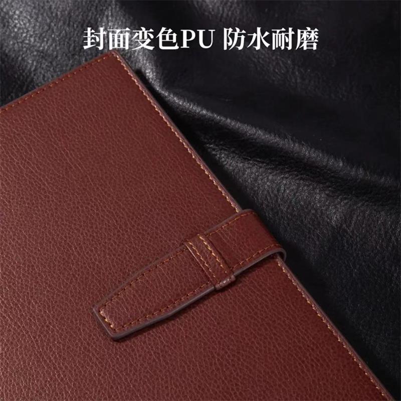 得力 deli 7945 笔记本 PU皮面 16K 120页 棕色 计价单位:本