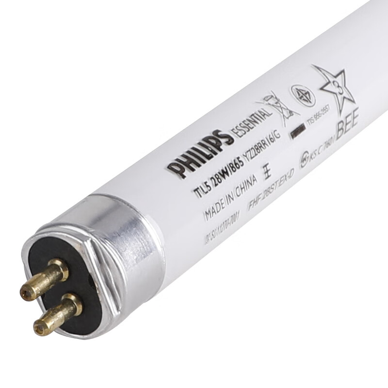飞利浦 PHILIPS T5 荧光灯管 三基色格栅灯管 暖白光4000K 14W 0.56米 计价单位:支