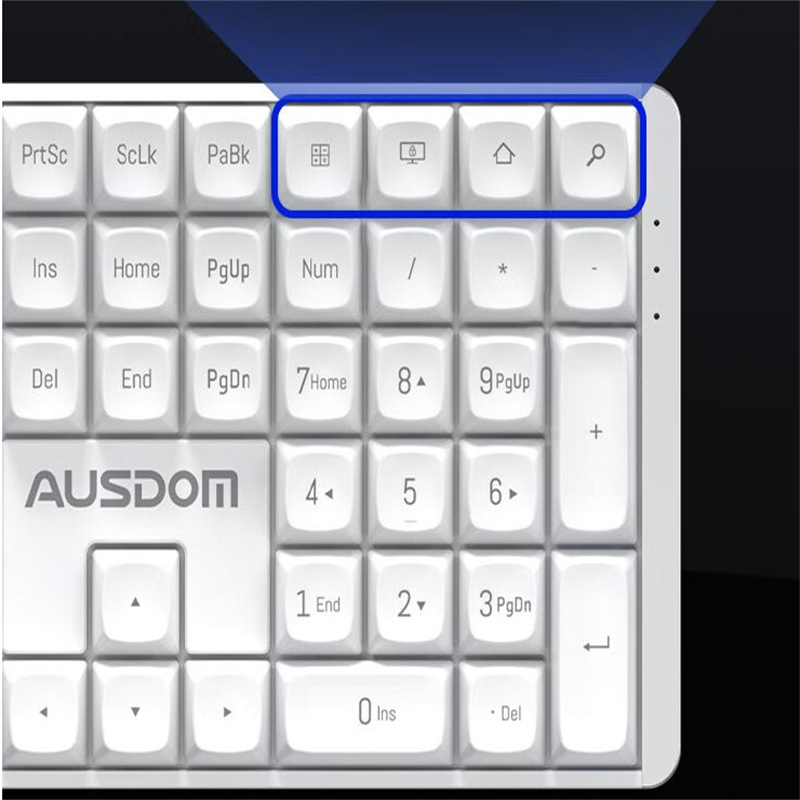 阿斯盾  Hola111 机械键盘 无线 办公键盘 云白 计价单位:个 阿斯盾  Hola111 机械键盘 无线 办公键盘 云白 计价单位:个