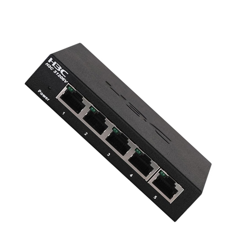 华三  S1205V 交换机 S1200V系列 5口千兆桌面式非网管 千兆企业级非网管网线分线器防雷 计价单位:台