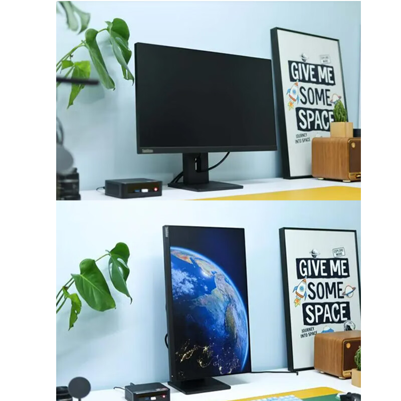 联想 Lenovo E24-30 显示器 23.8英寸 VGA+HDMI+DP接口 计价单位:台