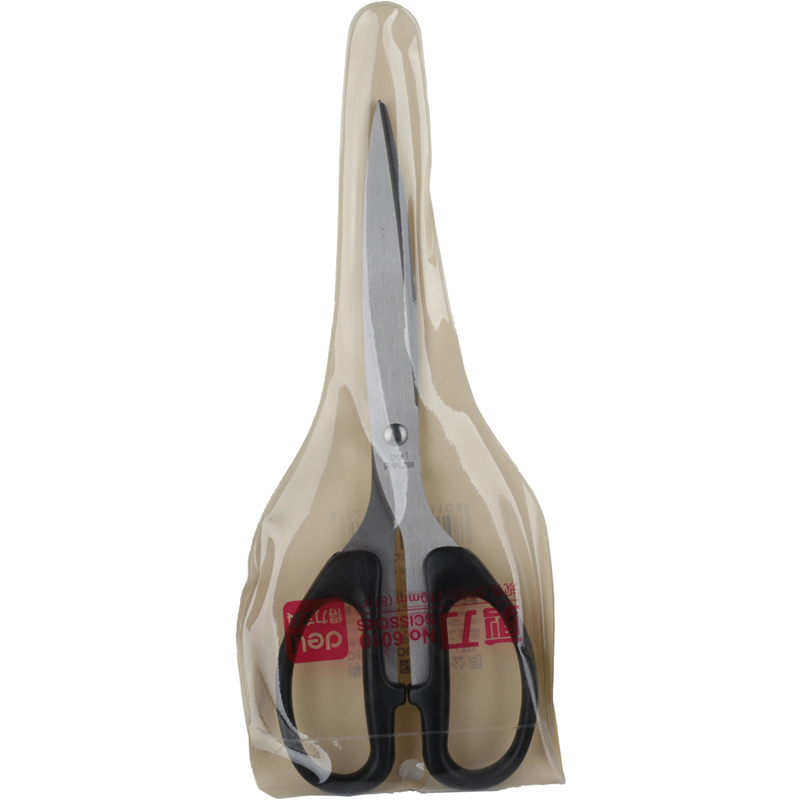 得力 deli 6010 剪刀 210*78mm 黑色 计价单位:把 得力 deli 6010 剪刀 210*78mm 黑色 计价单位:把