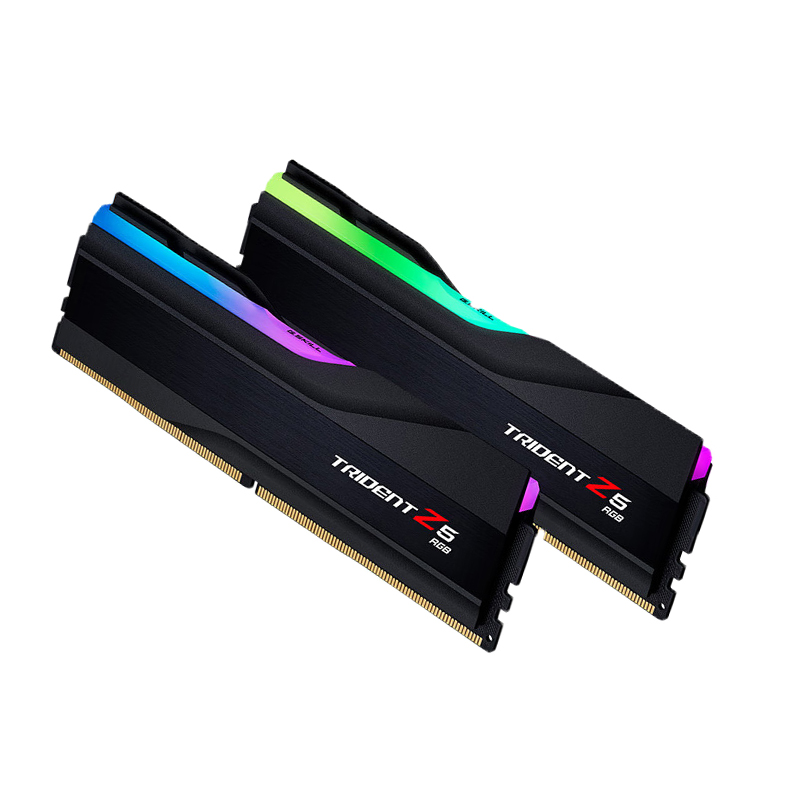 芝奇  F5-7200J3646F24GX2-TZ5RK 台式机内存条 48GB(24Gx2) DDR5 7200 幻锋戟RGB灯条  Intel XMP/C36黯夜黑   计价单位:套