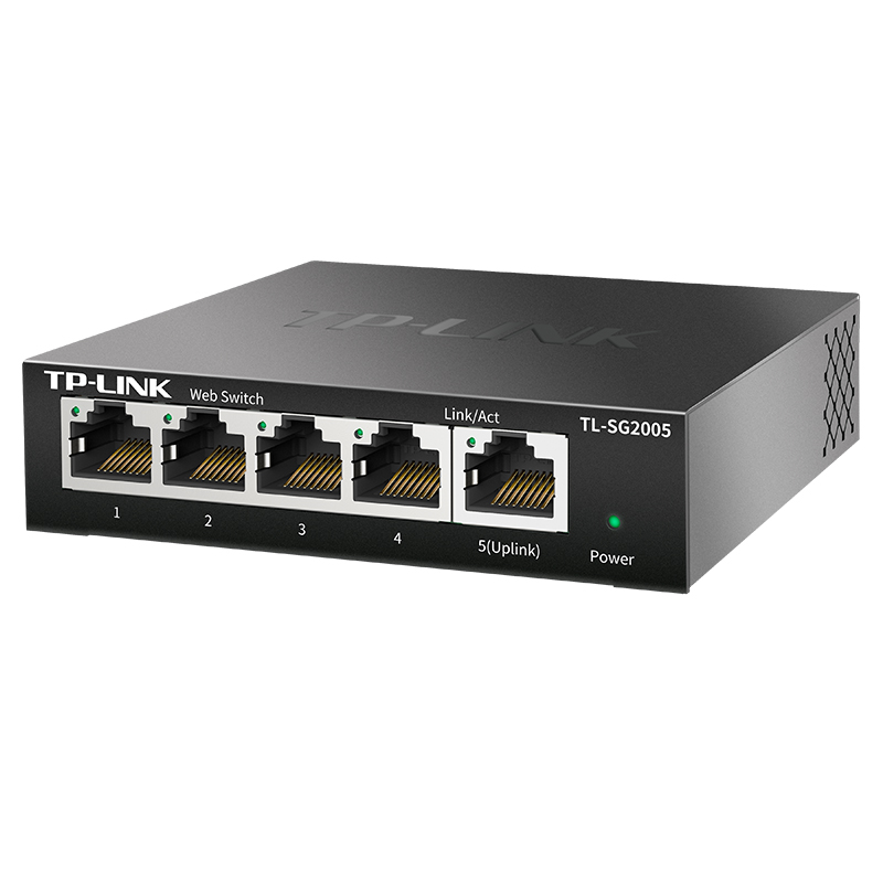 普联 TP-LINK TL-SG2005 交换机 五口 千兆 计价单位:台