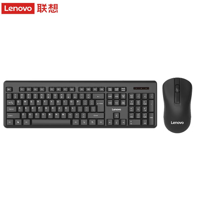 联想 Lenovo MK23Lite 无线键盘鼠标套装 计价单位:套