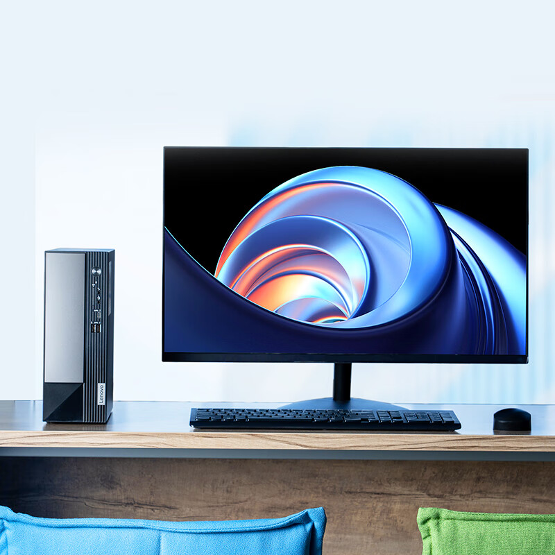 联想 Lenovo M4000q i3-12100 台式电脑全套 8G 512G无驱集成  23英寸显示器 计价单位:套