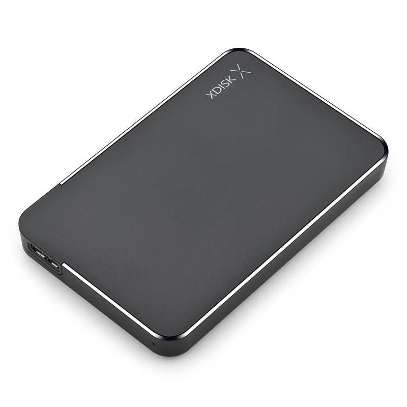 小盘 XDISK X1-500GB 移动硬盘 USB3.0 X系列 2.5英寸 经典黑 计价单位:个