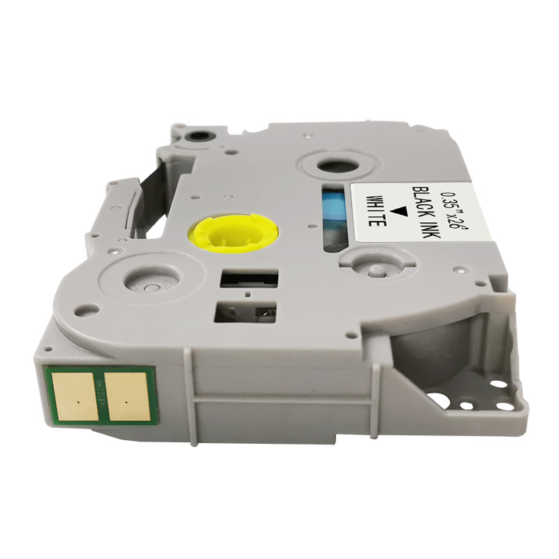 欣彩  AS-TZeZ221 色带 带芯片9mm白底黑字 适用兄弟TZe-Z221 PT-E115 PT-18Rz 黑色 计价单位:支