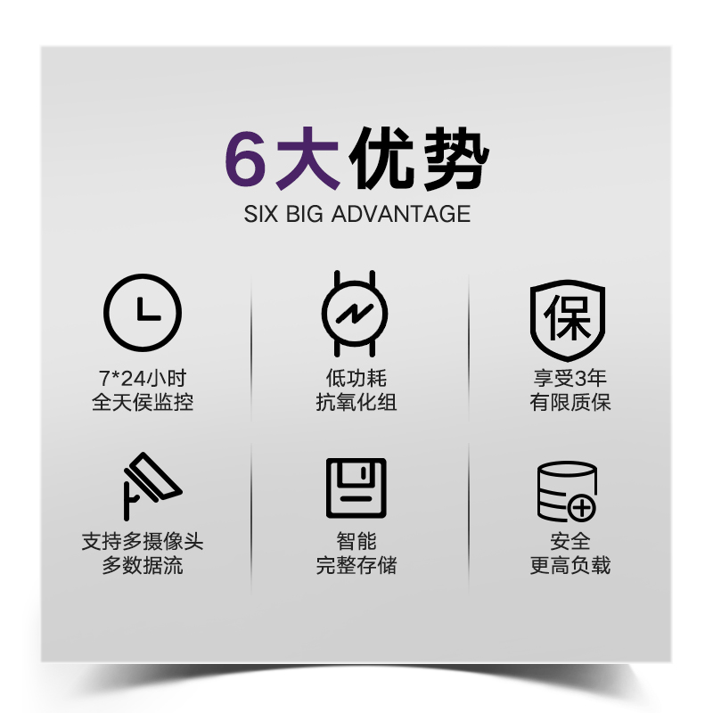 海康威视 HIKVISION 8T 希捷 监控级硬盘 计价单位:块